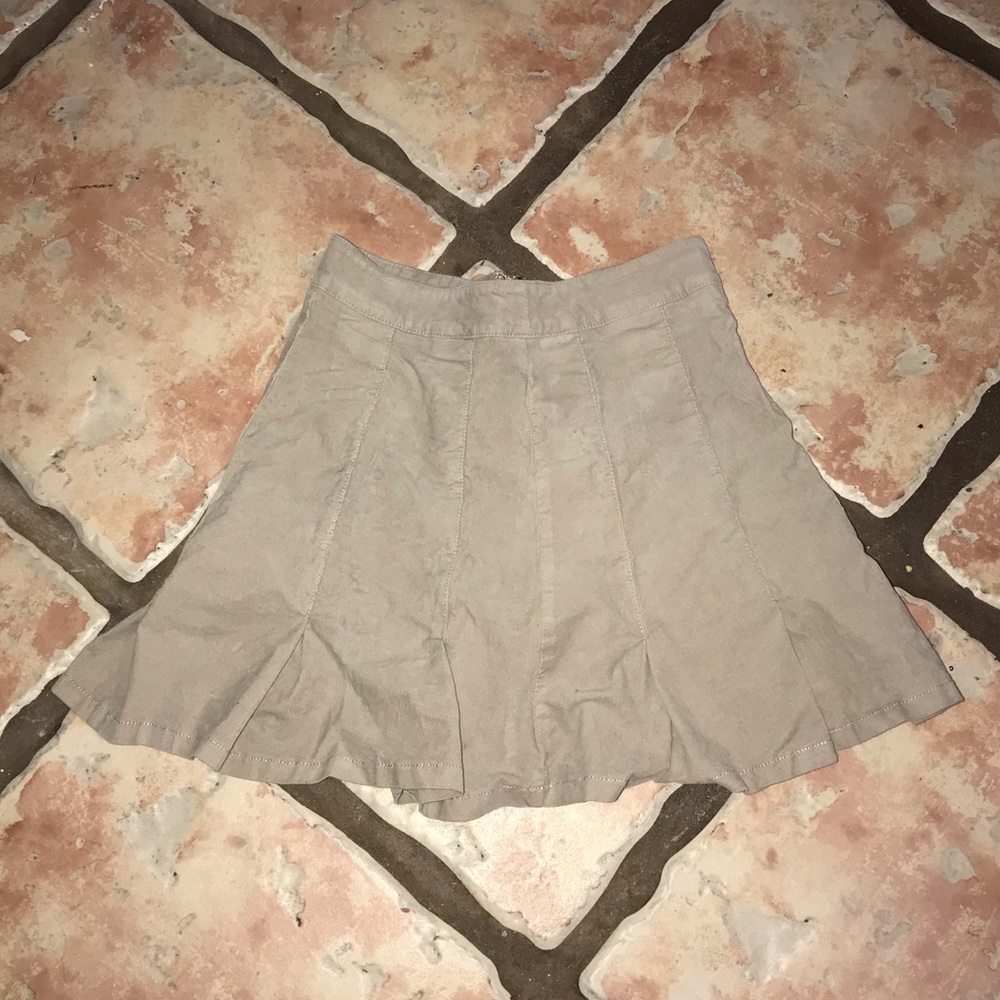 Tan tennis skirt